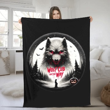 Discover Spooky Halloween Baby Announcement Fleece Blankets