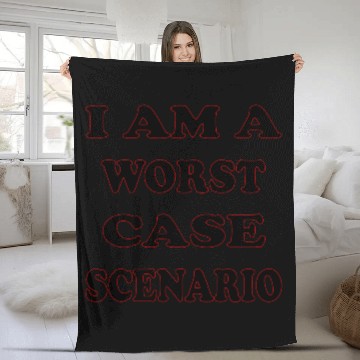 Discover I Am A Worst Case Scenario LIKE US ON FACEBOOK Fleece Blankets