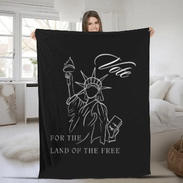 Discover Vote For The Land Of The Free Fleece Blankets