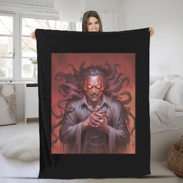 Discover Halloween Night, Trick or Treat, Fright Night Fleece Blankets