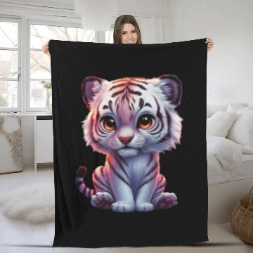 Discover Baby Tiger Fleece Blankets