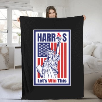 Discover Kamala Harris 2024 Presidential Election Edition Fleece Blankets