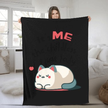 Discover It's Me the Childless Cat Lady 2024 President Fleece Blankets