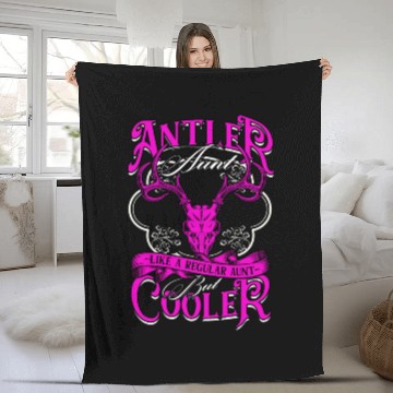 Discover Shed Hunting Shed Hunter Antler Aunt Fleece Blankets
