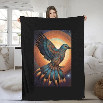 Discover The Bird of Paradise Fleece Blankets
