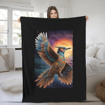 Discover Bird of paradise Fleece Blankets