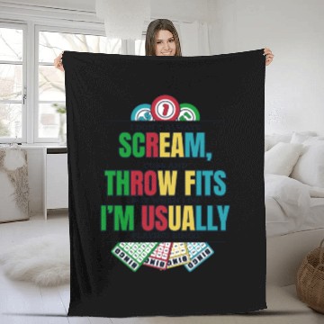 Discover Don't Always Scream Daubers Professional Caller Fleece Blankets