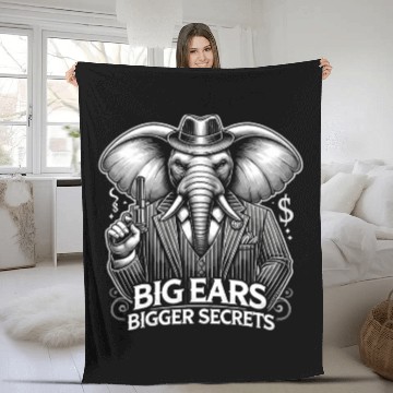 Discover Mobster Gangster Mafia Organized Crime Boss Fleece Blankets