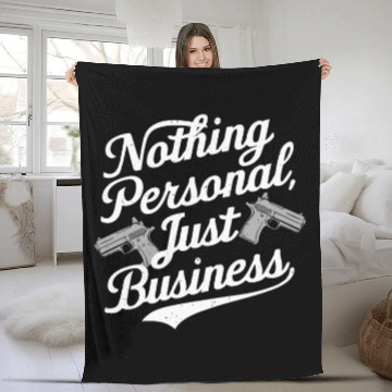 Discover Mobster Gangster Mafia Organized Crime Boss Fleece Blankets