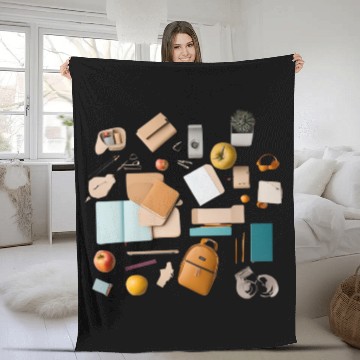 Discover Back to school Fleece Blankets