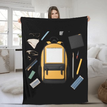 Discover Back To School Fleece Blankets