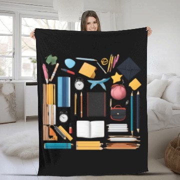 Discover Back to school Fleece Blankets
