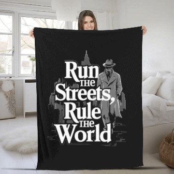 Discover Mobster Gangster Mafia Organized Crime Boss Fleece Blankets