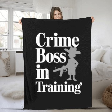 Discover Mobster Gangster Mafia Organized Crime Boss Fleece Blankets