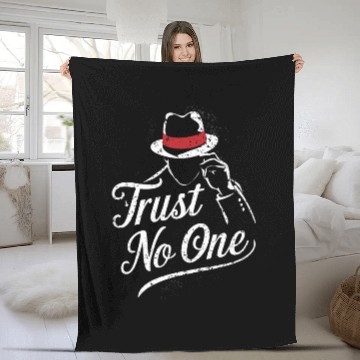 Discover Mobster Gangster Mafia Organized Crime Boss Fleece Blankets