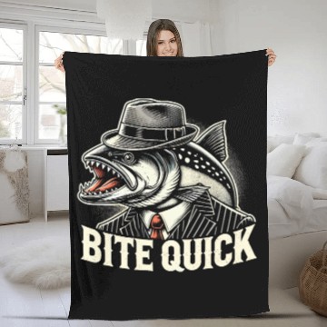 Discover Mobster Gangster Mafia Organized Crime Boss Fleece Blankets