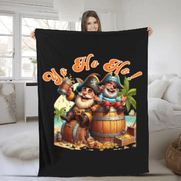 Discover Pirate Rum Fleece Blankets