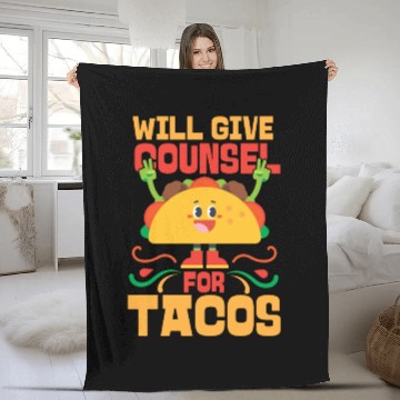 Discover School Counselor Taco Will Give Fleece Blankets