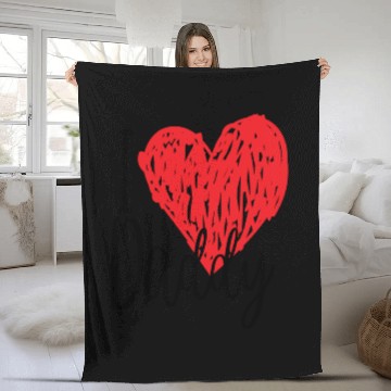 Discover I love Daddy gift Fleece Blankets