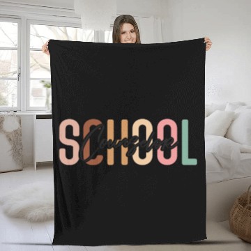 Discover School Counselor School Counselor Fleece Blankets