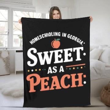 Discover Georgia Homeschool Adventures Georgia Fleece Blankets