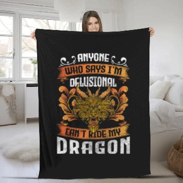 Discover Dragon Mythical Creatures Middle Ages Culture Fleece Blankets