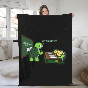 Discover Turtle School Fleece Blankets