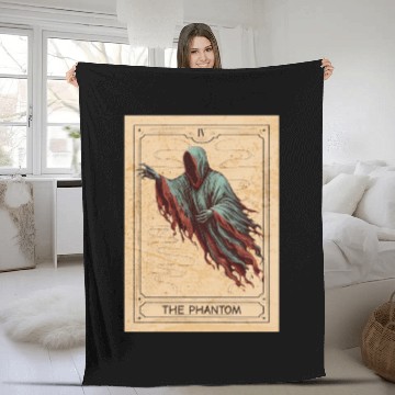 Discover Ghost Halloween Ghost Tarot Card Ghost Scary Ghost Fleece Blankets
