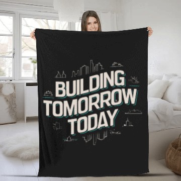 Discover Robotics AI Automation Machine Learning Fleece Blankets