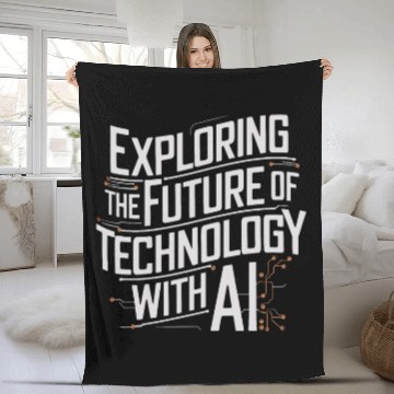 Discover Robotics AI Automation Machine Learning Fleece Blankets