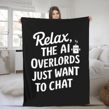 Discover Robotics AI Automation Machine Learning Fleece Blankets