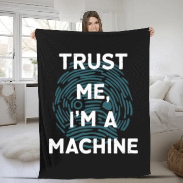 Discover Robotics AI Automation Machine Learning Fleece Blankets