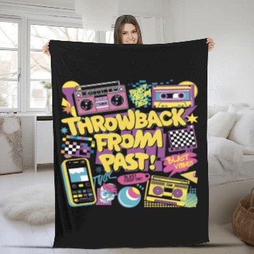 Discover Early 90s and 2000s | Y2K fashion Fleece Blankets