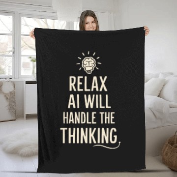 Discover Robotics AI Automation Machine Learning Fleece Blankets