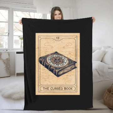 Discover Magic - Black Magic - Magic Book Black Magic Book Fleece Blankets