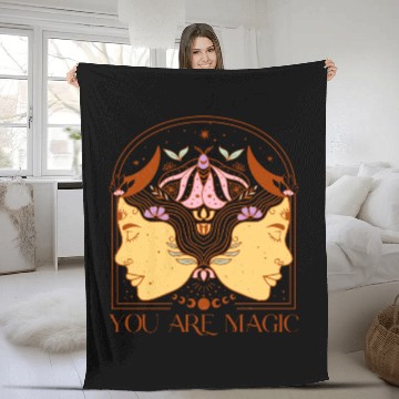 Discover You Are Magic Fleece Blankets