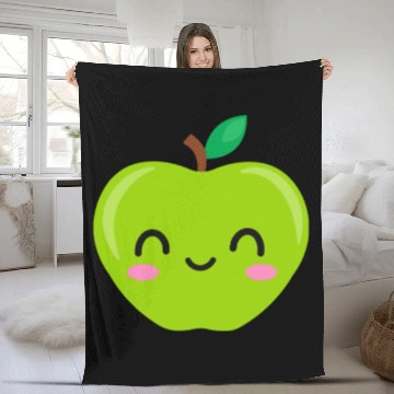 Discover back to school APPLE Fleece Blankets