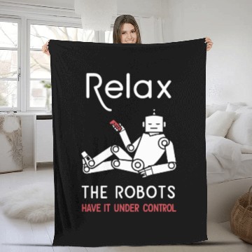 Discover Robotics AI Automation Machine Learning Fleece Blankets