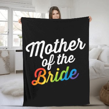 Discover Mother Of The Bride Gay Lesbian Wedding LGBT Same Fleece Blankets