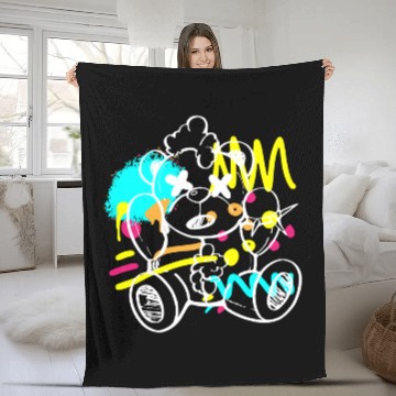 Discover Graffiti Colorful Rappers Cool Fleece Blankets