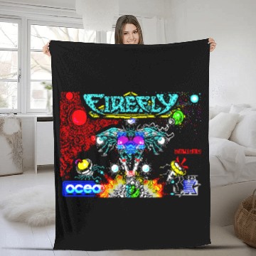 Discover Firefly ZX Spectrum Loading Screen Fleece Blankets