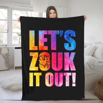 Discover Zouk Dance Festival Design for Zouk Dancer Fleece Blankets