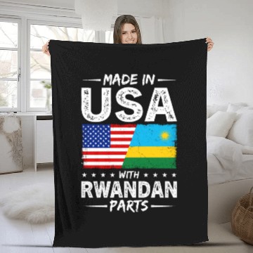 Discover American Crafted Rwandan Powered Rwanda Fleece Blankets