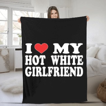 Discover I Love My Boyfriend Fleece Blankets | Cute Romantic Fleece Blankets