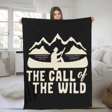 Discover Canoe Canoeing Water sports Sport Fleece Blankets