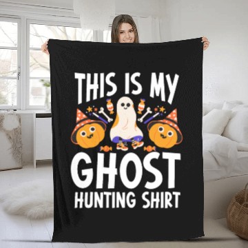 Discover This Is My Ghost Hunting Fleece Blankets Paranormal Hunter