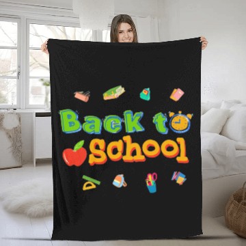 Discover back to school Fleece Blankets