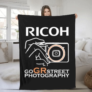 Discover Ricoh GR street Photography Fleece Blankets