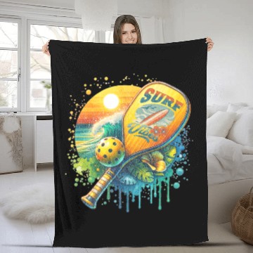 Discover Surf Vibes Fleece Blankets