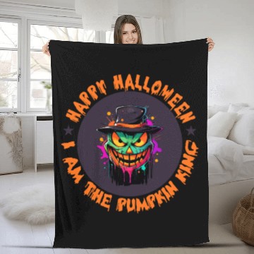 Discover Happy Halloween Fleece Blankets
